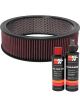 K&N Air Filter E-3750 + Recharge Kit