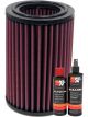 K&N Air Filter E-9104 + Recharge Kit