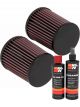 K&N Air Filter HA-1004R + Recharge Kit