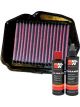 K&N Air Filter HA-1202 + Recharge Kit