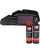 K&N Air Filter HA-1213 + Recharge Kit