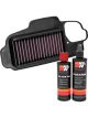 K&N Air Filter HA-1219 + Recharge Kit