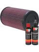 K&N Air Filter HA-1301 + Recharge Kit