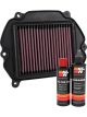 K&N Air Filter HA-2517 + Recharge Kit