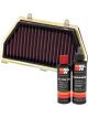 K&N Air Filter HA-6007R + Recharge Kit