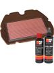 K&N Air Filter HA-6091 + Recharge Kit