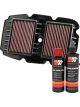 K&N Air Filter HA-7008 + Recharge Kit