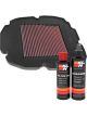 K&N Air Filter HA-8098 + Recharge Kit