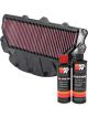K&N Air Filter HA-9502 + Recharge Kit