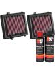 K&N Air Filter HA-9916 + Recharge Kit