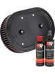 K&N Air Filter HD-0900 + Recharge Kit