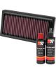 K&N Air Filter HD-1208 + Recharge Kit