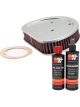 K&N Air Filter HD-1499 + Recharge Kit