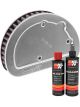 K&N Air Filter HD-1614 + Recharge Kit