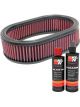 K&N Air Filter HD-2075 + Recharge Kit