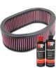 K&N Air Filter HD-2076 + Recharge Kit