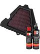 K&N Air Filter KA-1111 + Recharge Kit