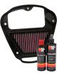 K&N Air Filter KA-2008 + Recharge Kit