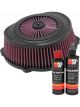 K&N Air Filter KA-2506XD + Recharge Kit