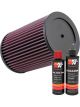 K&N Air Filter KA-4508 + Recharge Kit