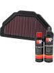 K&N Air Filter KA-6098 + Recharge Kit