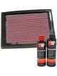K&N Air Filter KA-7589 + Recharge Kit