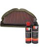 K&N Air Filter KA-9094 + Recharge Kit