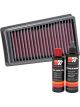 K&N Air Filter KT-6908 + Recharge Kit