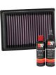 K&N Air Filter KT-7918 + Recharge Kit