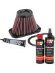 K&N Air Filter PL-1598 + Recharge Kit