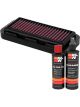K&N Air Filter PL-1720 + Recharge Kit