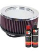 K&N Air Filter RA-098V + Recharge Kit