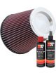 K&N Air Filter RF-1041 + Recharge Kit