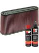 K&N Air Filter RF-1050 + Recharge Kit