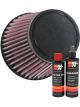 K&N Air Filter RF-9160 + Recharge Kit