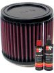 K&N Air Filter RU-0630 + Recharge Kit