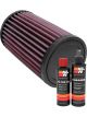 K&N Air Filter RU-0820 + Recharge Kit