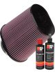 K&N Air Filter RU-1024 + Recharge Kit