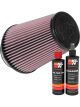 K&N Air Filter RU-1027 + Recharge Kit