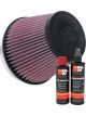 K&N Air Filter RU-1036 + Recharge Kit