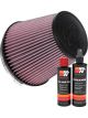 K&N Air Filter RU-1042XD + Recharge Kit