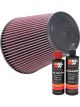 K&N Air Filter RU-1044XD + Recharge Kit