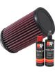 K&N Air Filter RU-1050 + Recharge Kit