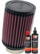 K&N Air Filter RU-1080 + Recharge Kit