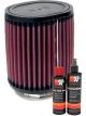 K&N Air Filter RU-1100 + Recharge Kit