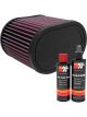 K&N Air Filter RU-1500 + Recharge Kit