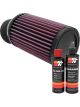 K&N Air Filter RU-1770 + Recharge Kit
