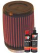 K&N Air Filter RU-2410 + Recharge Kit