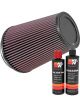 K&N Air Filter RU-2805XD + Recharge Kit