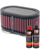 K&N Air Filter RU-2920 + Recharge Kit
